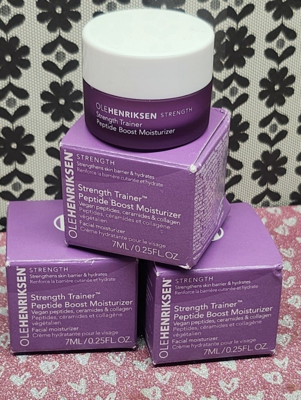 3 QTY - Ole Henrickson Strength Trainer - Peptide Boost Moisturizer - New
